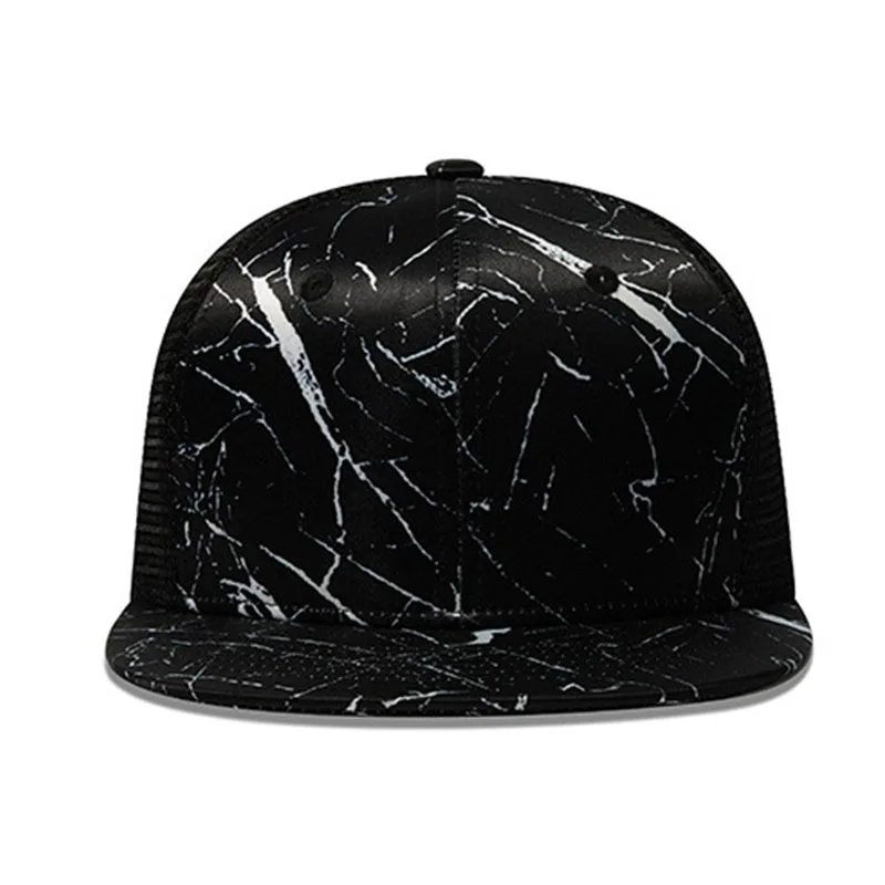 PANGKB Brand crack element cap new style black summer mesh breathable snapback hat adult outdoor beach enjoy trucker cap bone