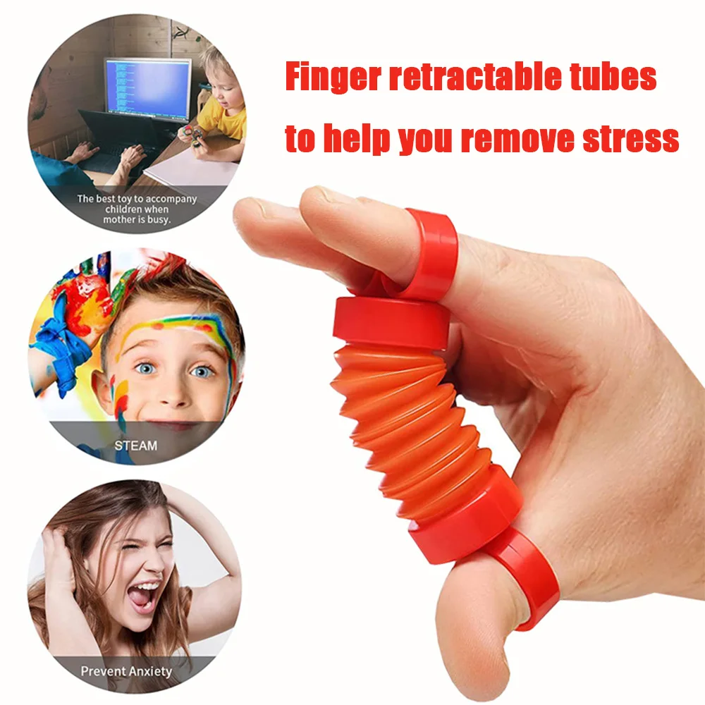 

POP Tubes Finger Exerciser – Finger Muscle Training Tubes | Enhances Grip Strength & Flexibility, Hand Grip Strengthener for Au