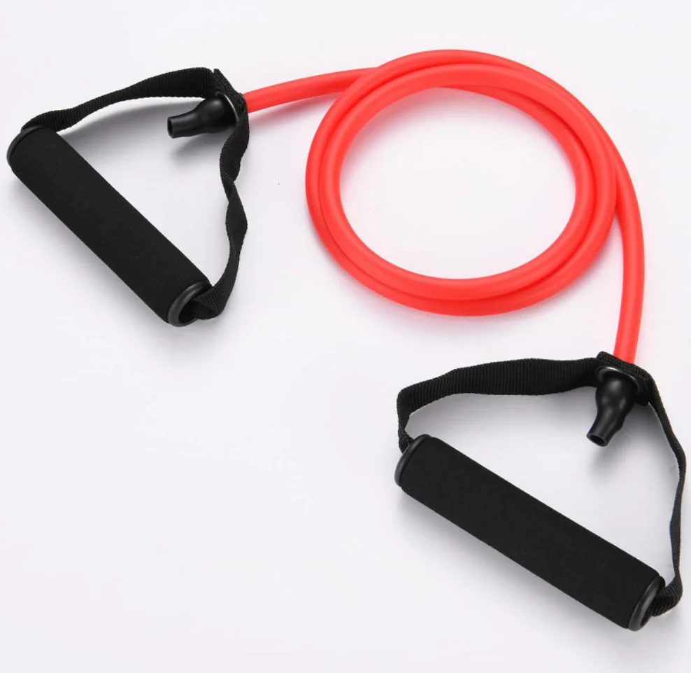 1pc tension rope straight tension rope Fitness equipment Resistance band Stretch plate elastic band Leg puller latex anti-breaki