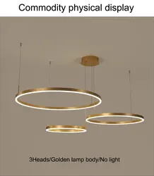 Modern LED ceiling lights, circular chandeliers, dining rooms, bedrooms, villas, ceiling lights, indoor home decoration