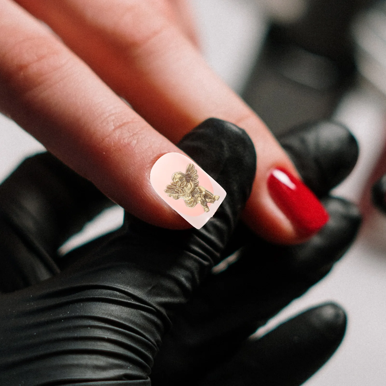 

80Pcs Nail Charms Angel Resin Small Nail Art Decorations Manicure Supplies for Women DIY Design Manicure Charms