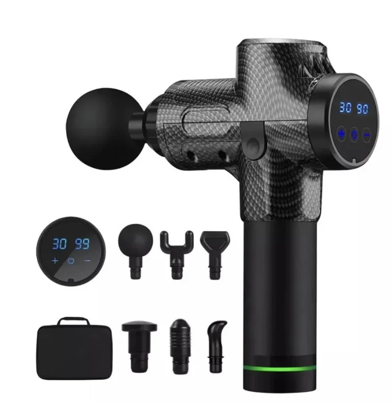 

Трендовые товары 2023. Тренажерный зал. Профессиональный фасциальный пистолет. Фитнес-вибрационный массажер для тела. Мощный массажный пистолет для глубоких тканей.