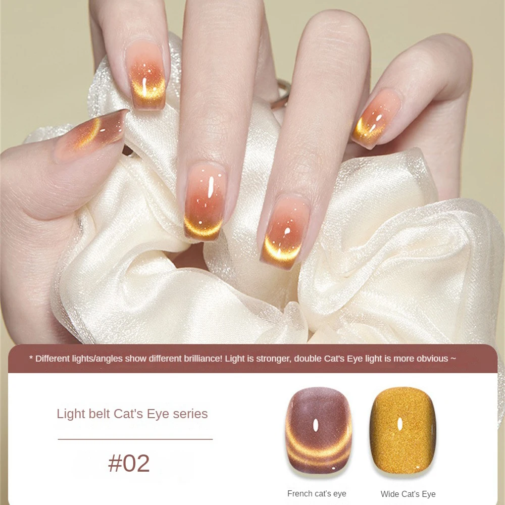 오래 지속되는 고양이 눈 네일 광택제, 밝은 네일 광택제, 방수 좋은 블루밍 크리스탈 네일 오일 젤, 환경 보호 섬세한