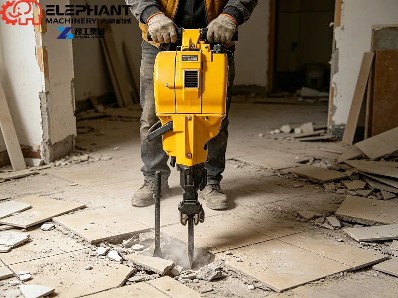 Compact Air‑leg Pneumatic Rock Drill Jack Hammer For Underground Gold Ore Mine Tunnel Medium‑hard Rock Drilling