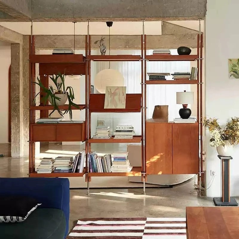

Display cabinet Nordic simple retro storage storage shelf