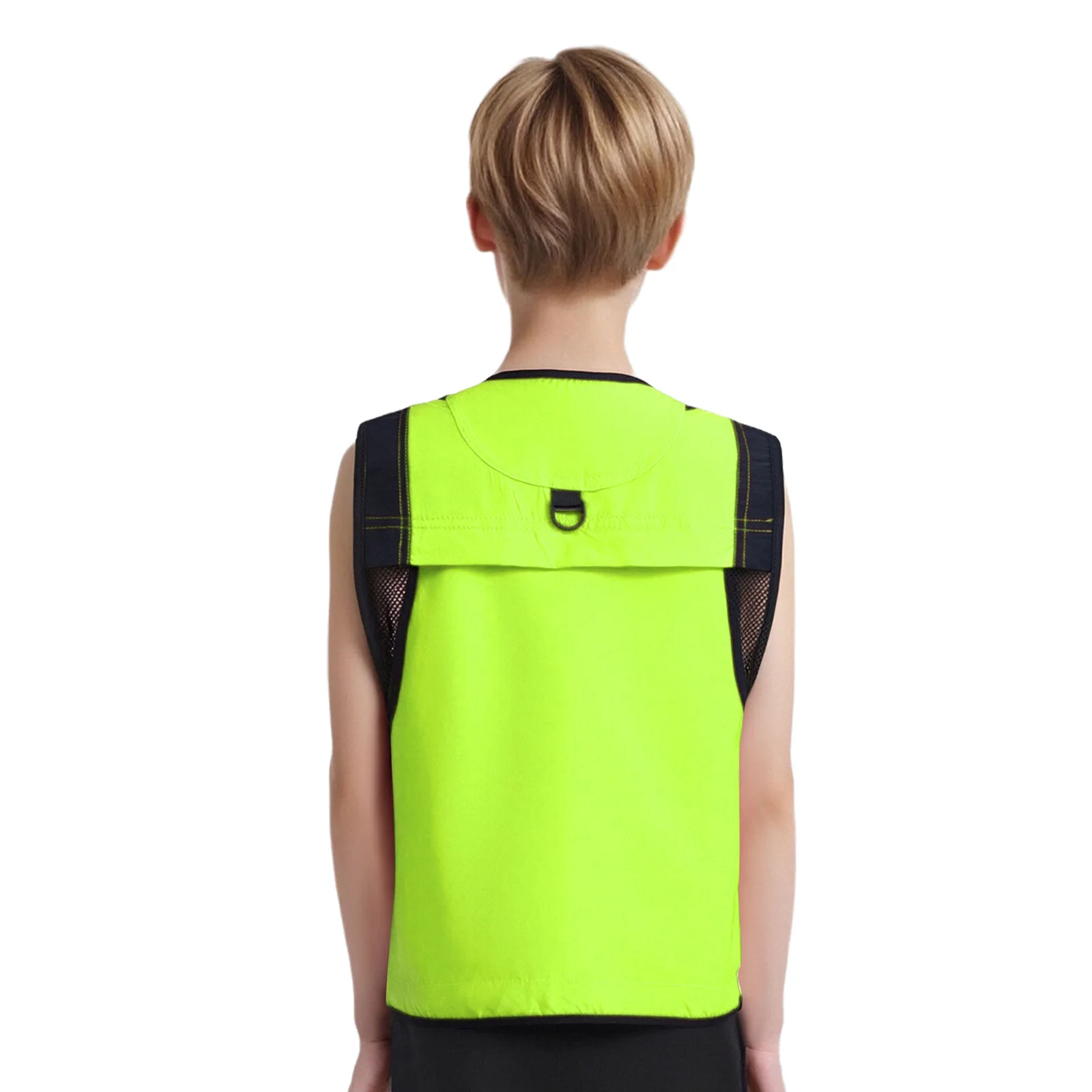 Multi-Functional Kids Outdoor Vest Zippered Pockets And Lightweight Utility Waistcoat for Camping Hiking And School Activities