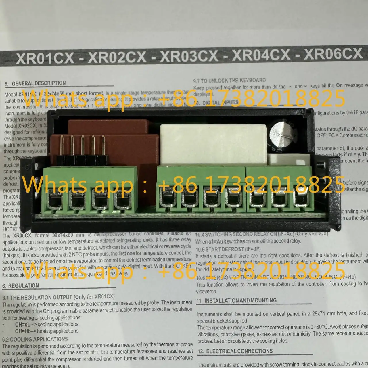 

XR04CX-5N0C1-XRO4CX-5NOC1 double probe with defrost