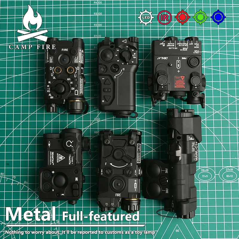 All Metal MAWL NGAL DBAL OGL Perst flashlight Aluminum alloy battery box