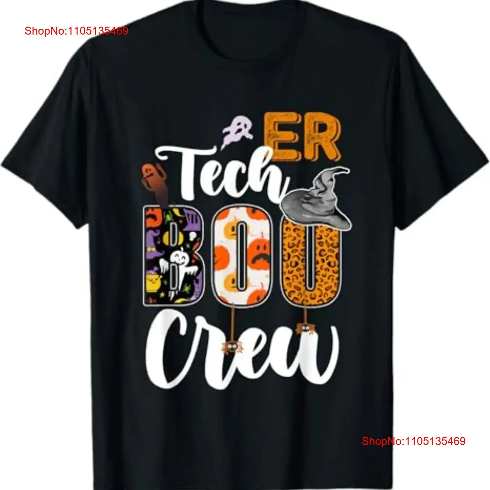 

Er Tech Boo Crew Technician Медсестра Одинаковый костюм на Хэллоуин Футболка винтажная стираная унисекс homme Мягкая графика