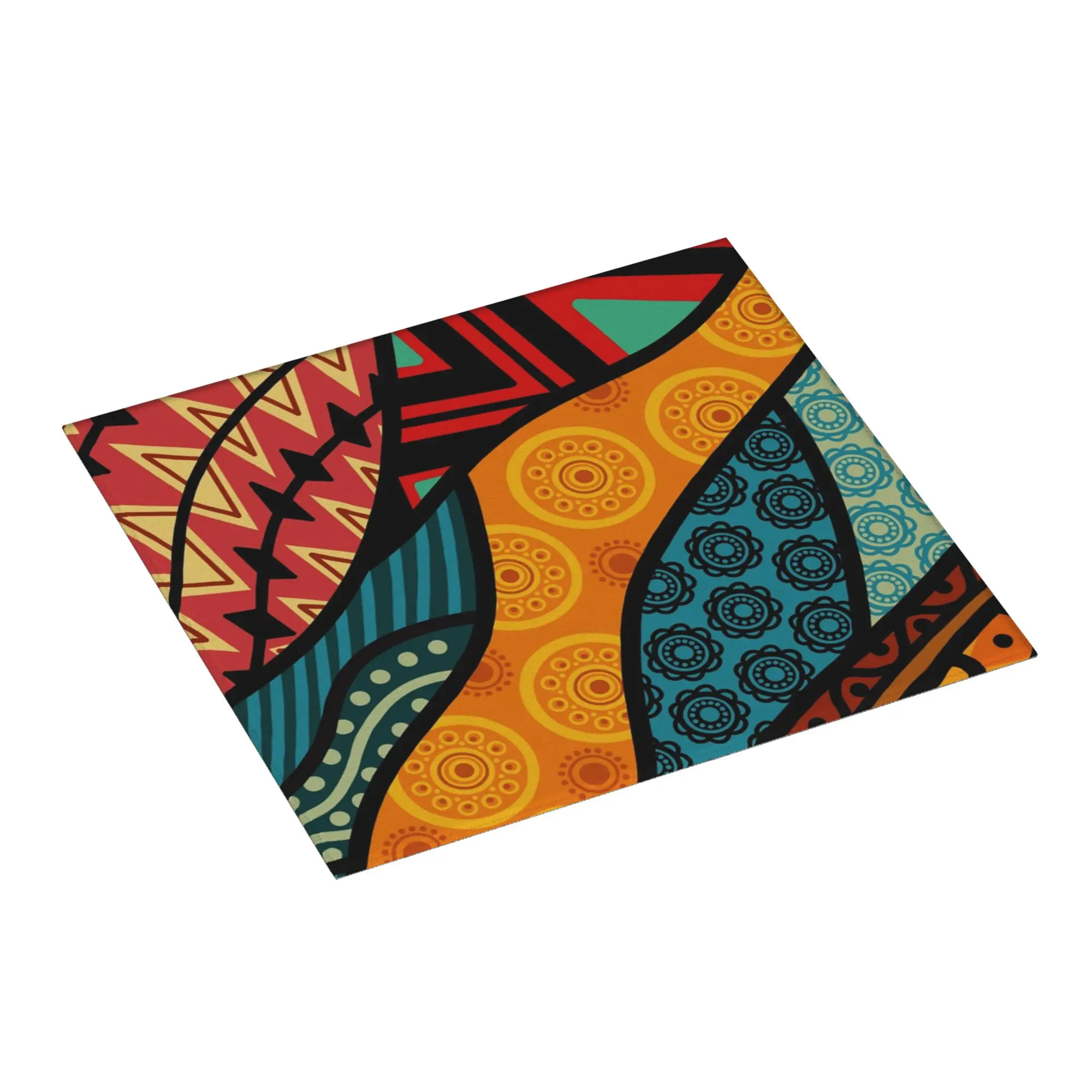 Drying Mat For Kitchen African Styles Good Taste Water Absorbent Waterproof African Ethnic Art Kitchen Counter Protector Mat