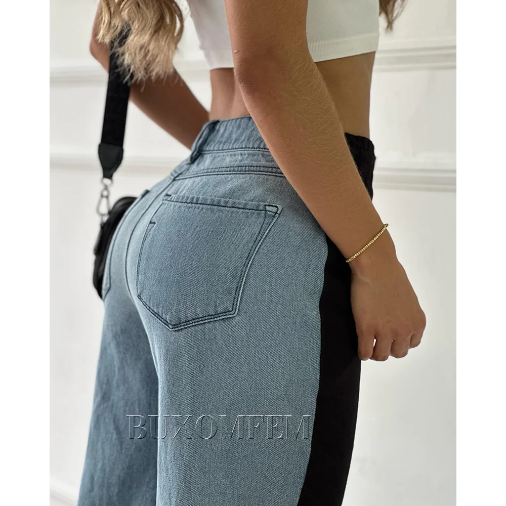 Streets tyle Outwear Bottoms 2024 hoch taillierte Cargo jeans mit mehreren Taschen Hochwertige Freizeit hose 2024 Herbst Baggy Pants