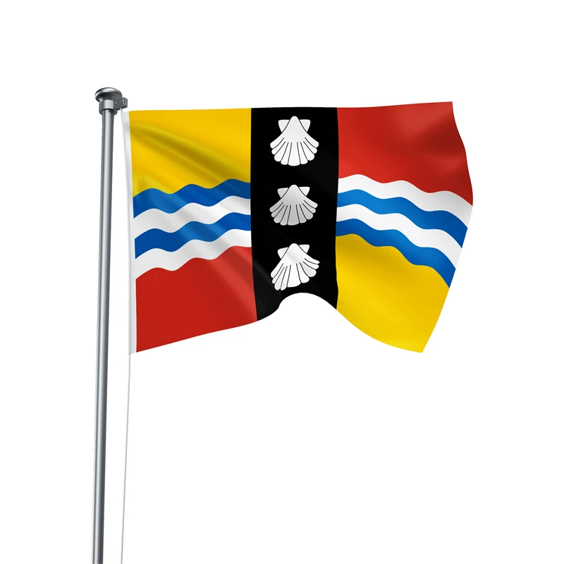 Gaslight Gatekeep Girlboss 5' x 3' Bedfordshire England Scotland Flag Banner Polyester with Brass Grommets 150cm x 90cm