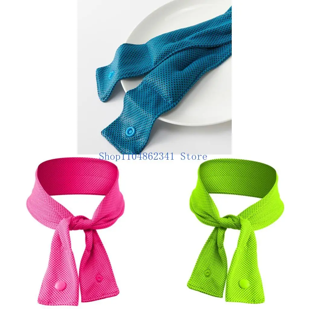 

5ASD дышащий нейлоновый охлажденный шарф с водопоглощенной технологией охлаждения шариков Функциональная носимая для отдельных