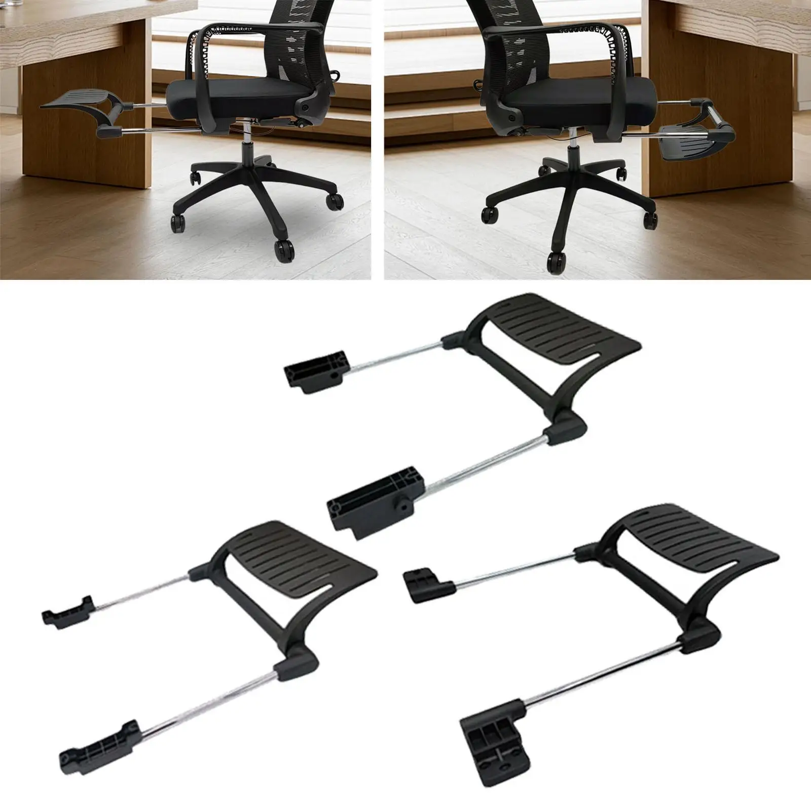 Office Chair Footrest Office Chair Foot Pedal Sturdy Chair Accessories Computer Chair Foot Support for Mesh Chair Lunch Break