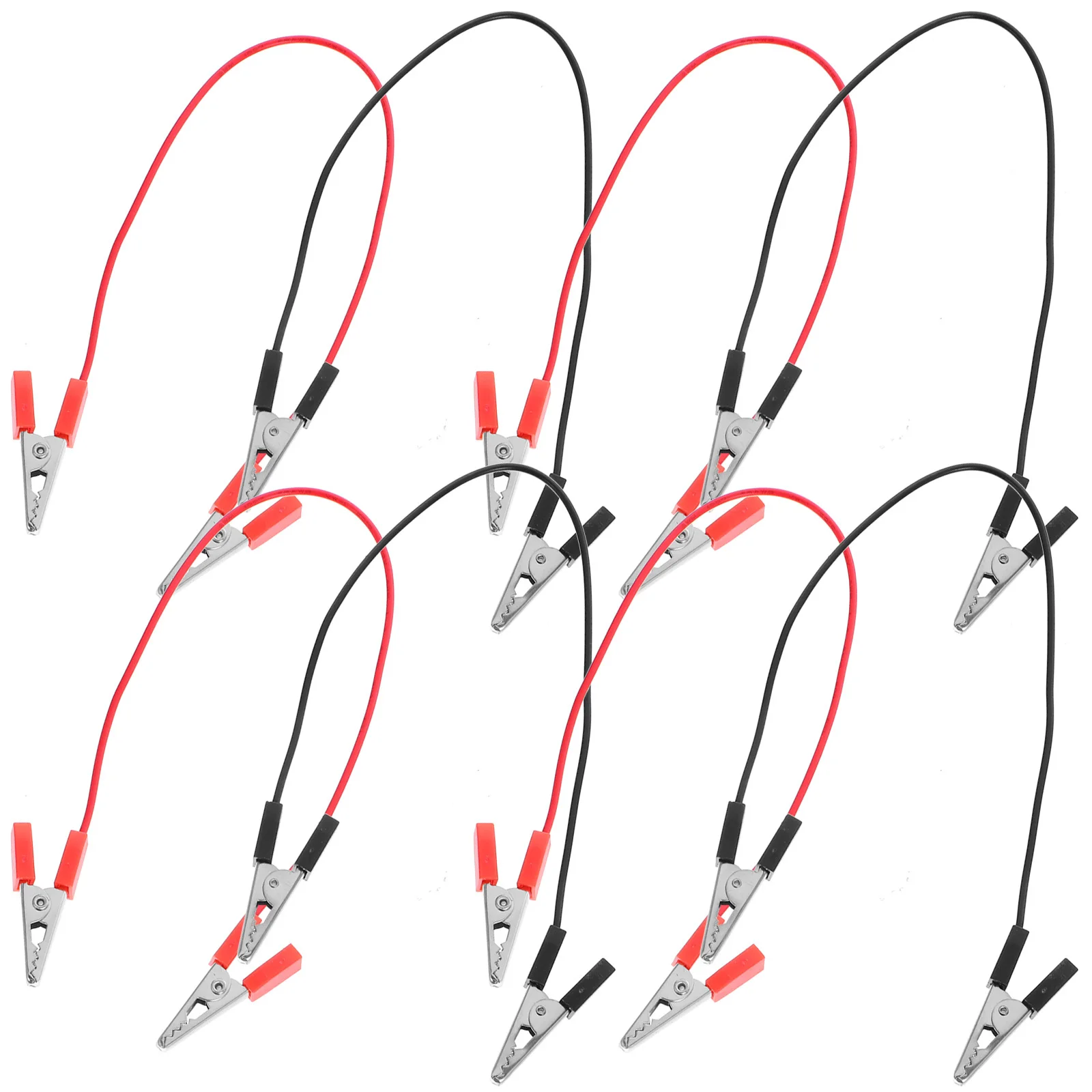 

8pcs Double Head Alligator Clips Wires Insulated Copper Circuit For Physics Lab Equipment Electric Testing Science