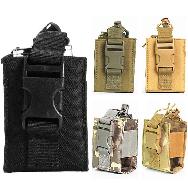 

Outdoor Radio Pouch Holster Molle Walkie Talkie Holder Hiking Camping Hunting Interphone EDC Magazine Holster Waist Bag