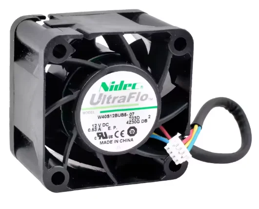 

For IPC server power supply W40S12BUB5-07 4cm 40mm fan 40x40x28mm DC12V 0.53A 4pin Cooling fan