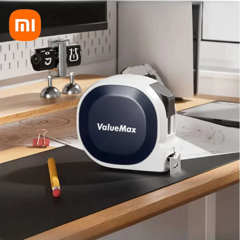 Xiaomi 5m Tape Measure Self-locking Steel Tape Portable Woodworking Measure Gauging Tools Retractable High Precision Meter Ruler