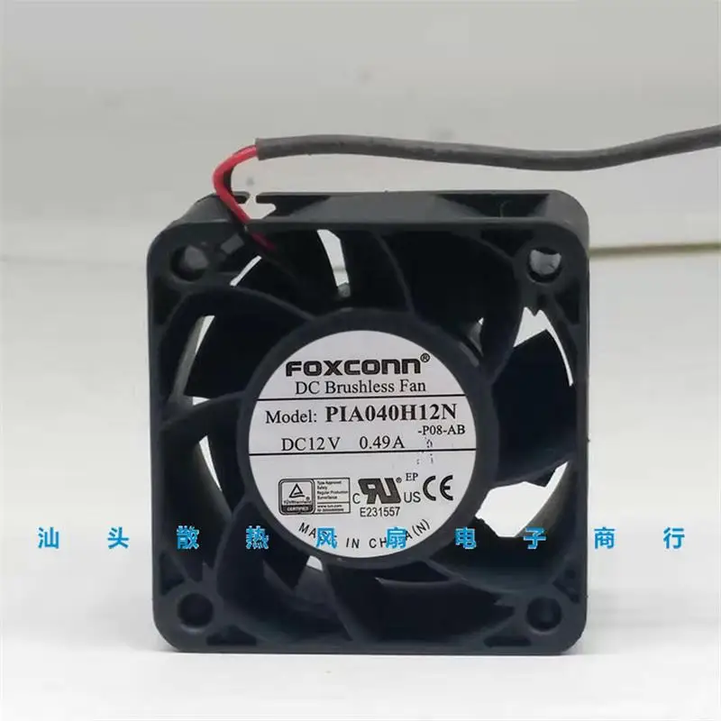 Foxconn PIA040H12N DC 12 В 0,49 А 40x40x28 мм 4-проводной