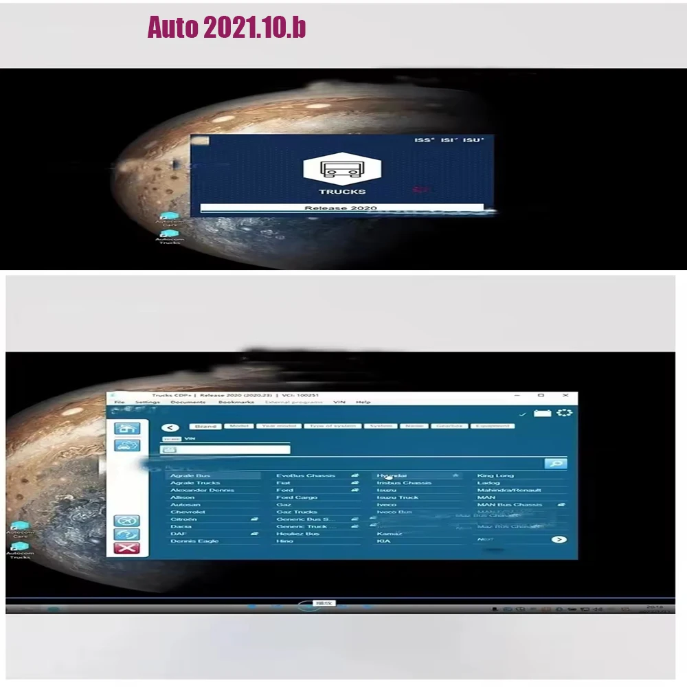 2024 Newest For Auto 2021.10bcoms Car Del=phis 2021.10b hot Softwares Car Truck Diagnostic Tools Obd Scanner VCI AK DS150E link