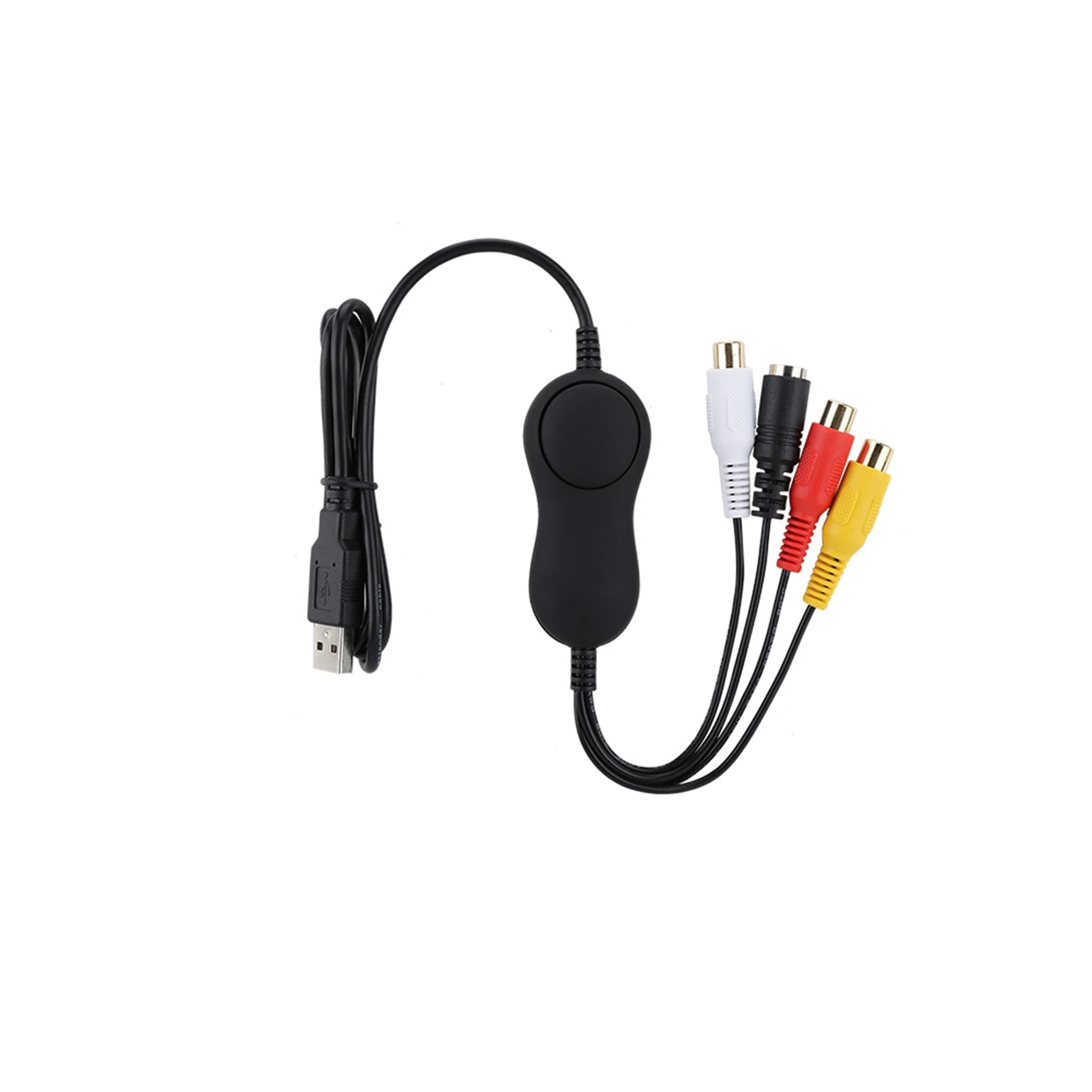 بطاقة التقاط الصوت والفيديو محول محول USB2.0 UVC بطاقة التقاط الفيديو التناظرية فيديو المنتزع HD مسجل لنظام التشغيل Windows/لينكس