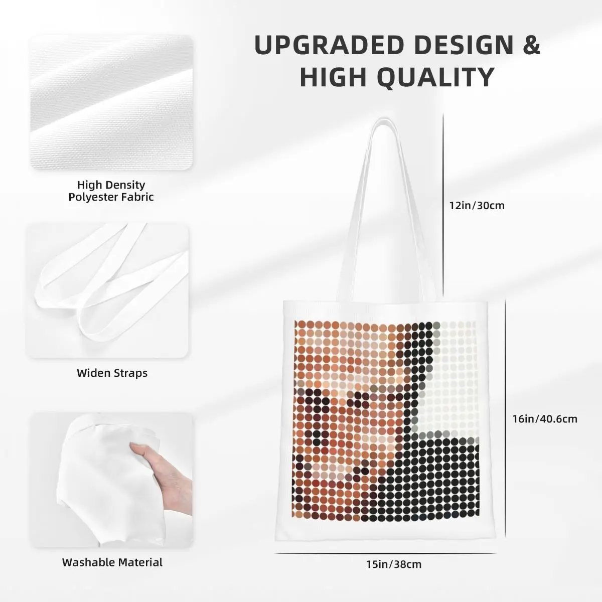 Aphex Twin Richard D James Canvas Draagtas Boodschappentassen Grote Capaciteit Shopper Tassen Voor Unisex