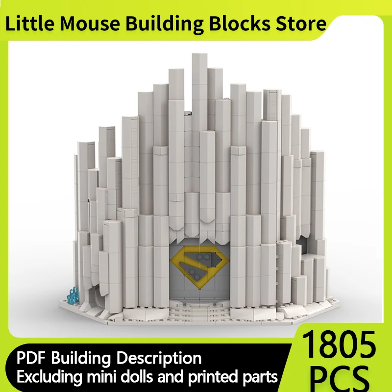 

Модель City Street View MOC, строительные кирпичи, исследовательский участок, крепость, модульные технологии, подарки, праздник, сборка, детский игрушечный костюм