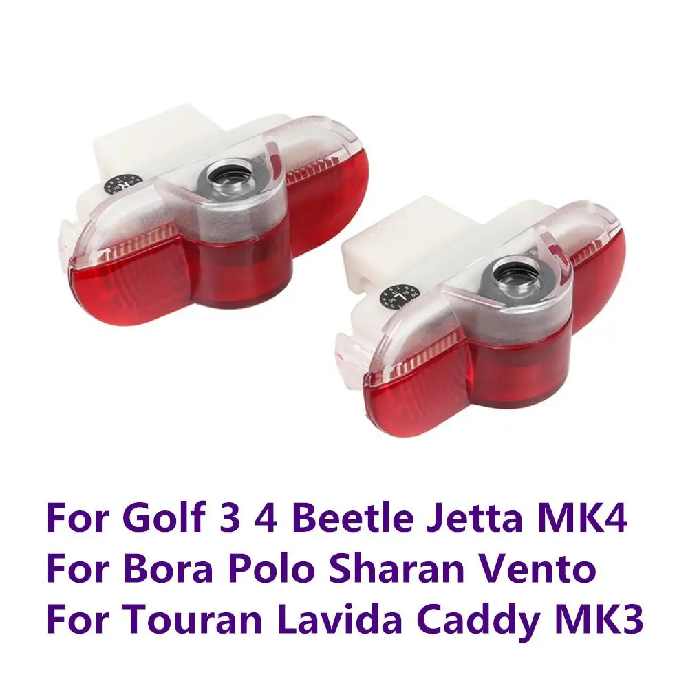LED Car Door Welcome Logo Projector Light Accessories For VW Golf 3 4 Beetle Jetta MK4 Vento Lavida Caddy MK3 Polo Sharan Touran