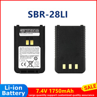 NEW 1750mAh Yaesu SBR-28Li Replacement Battery for Yaesu FT-4XR FT-4VR FT-4VX, FT-4XE, FT-4XR Two Way Radios Lithium-ion Battery