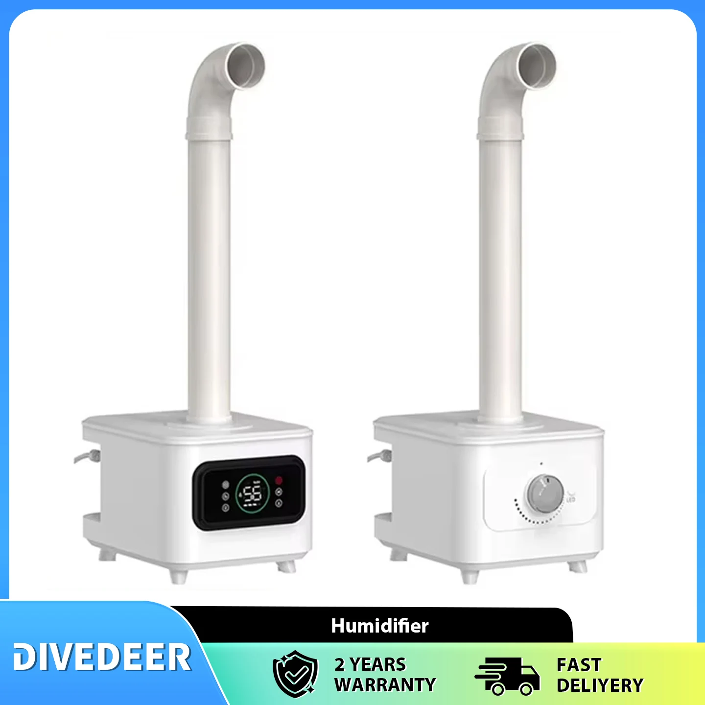Humidificador Automático DIVEDEER para Acuarios, Estanques de Jardín, Rocallas y Paisajes Exteriores con Atomización Externa