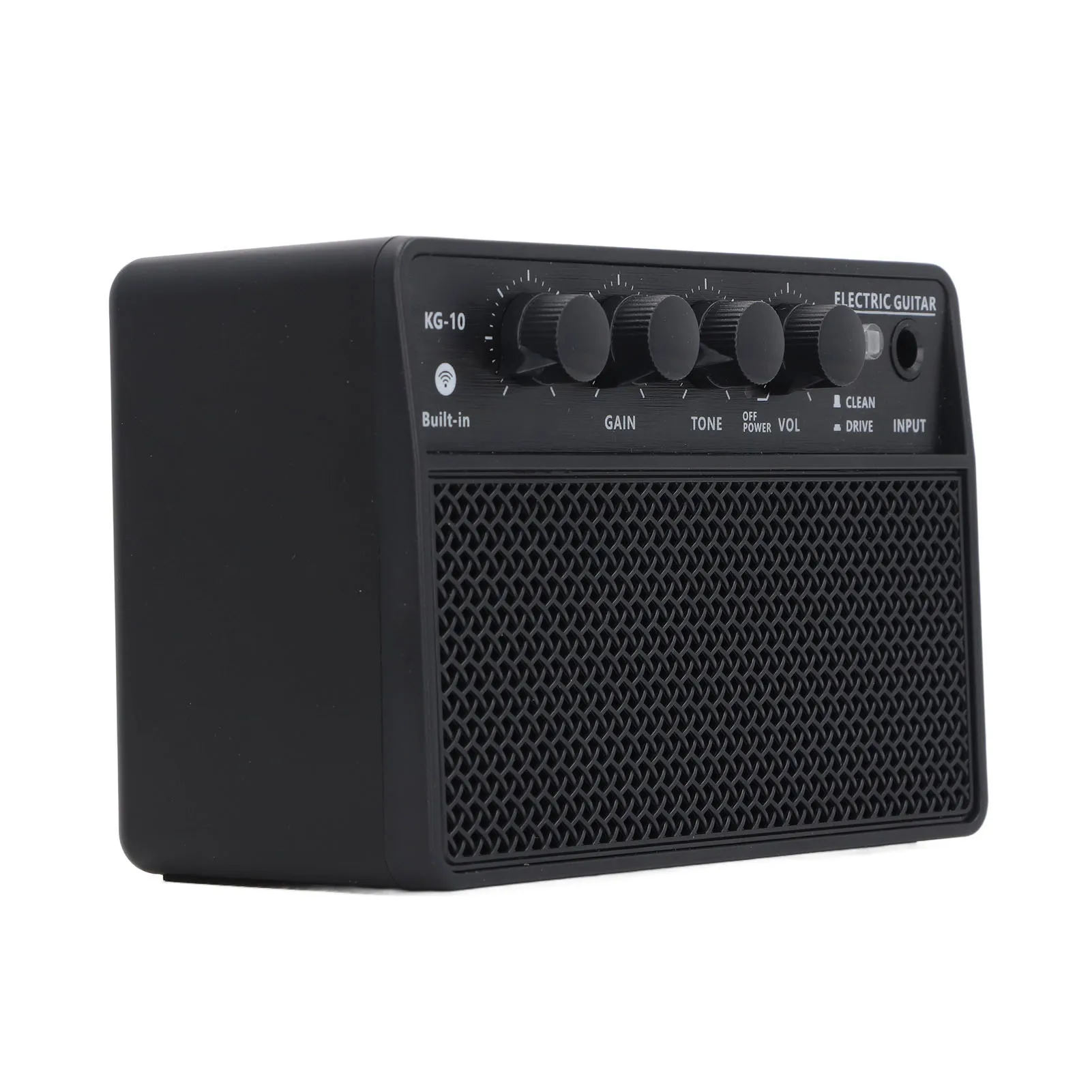 ZK40 Electric Guitar Amp Kit Mini Portable Rechargeable Plastic 10W for Daily Practice