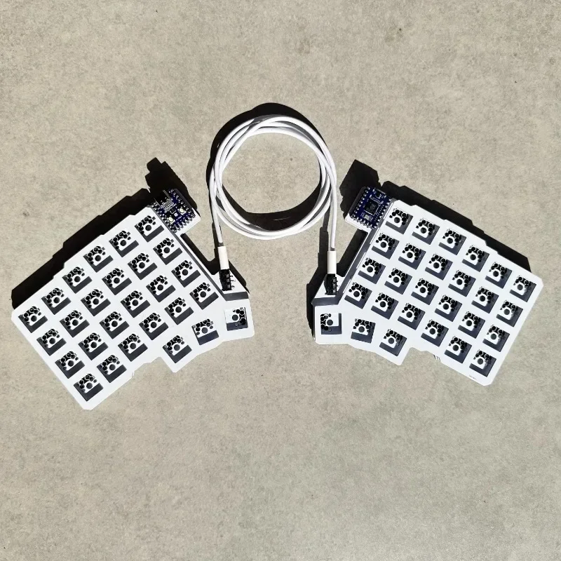 分割キーボード 有線 silakka54 中古 Silakka54 分割キーボードキットカスタム有線ホットスワップサポート