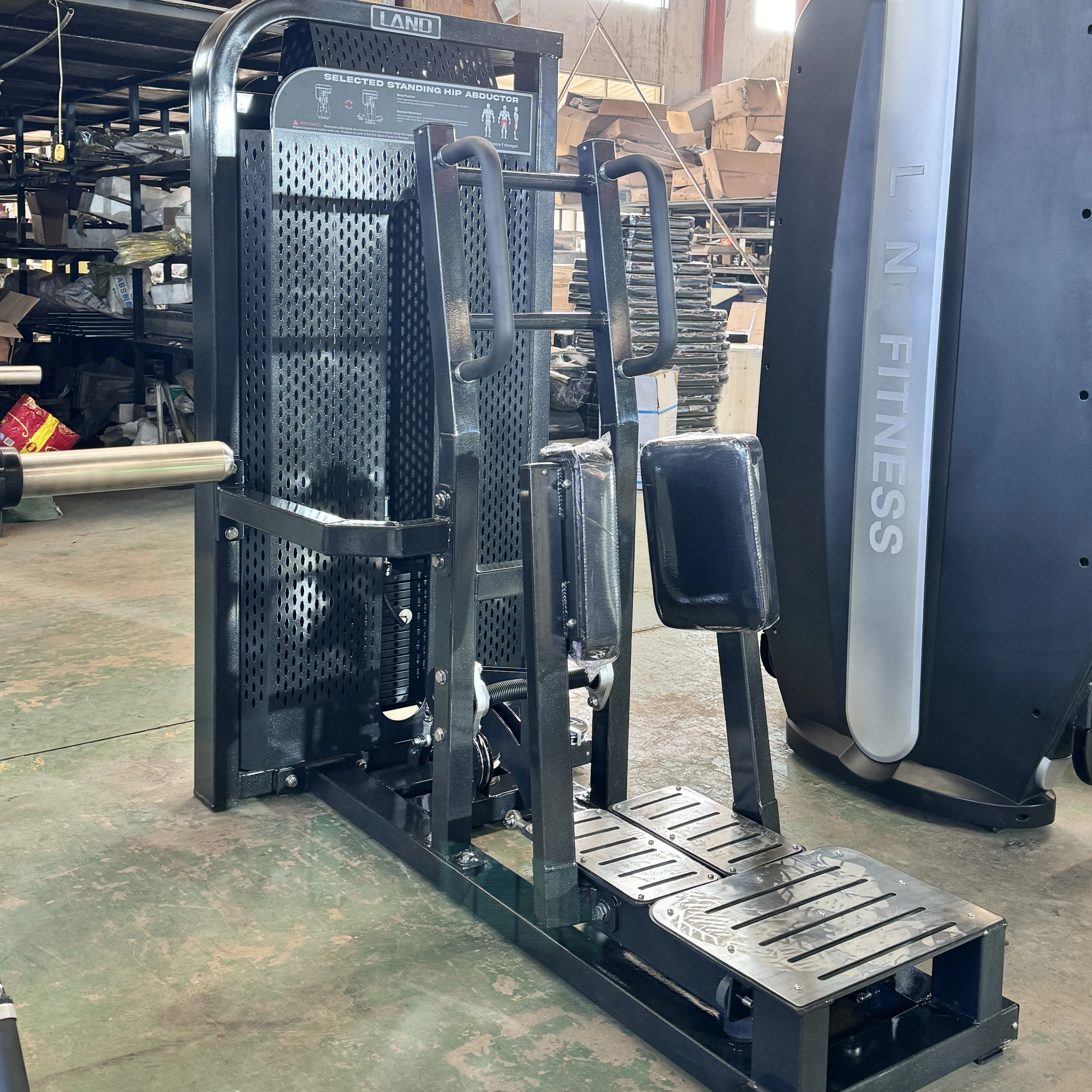 

Pin Load Strength Training Gym Equipment and Machines Leg Press Standing Hip Abductor Machine