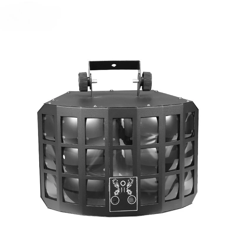 

Stage lighting KTV flash dancing club bar LED laser butterfly light voice-activated rotating colorful room