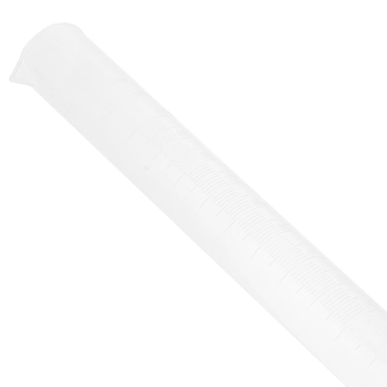 Plastic Measuring Cylinder 100ml Graduated Durable Cylinder Laboratory Test Wide Stable Roll Resistant Accurate
