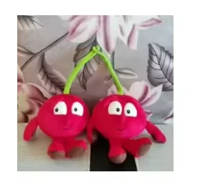 Fruits Vegetables Plush Toy Mini  Strawberry Broccoli Watermelon Garlic Apple   Soft Stuffed  Doll  For Children  Gift