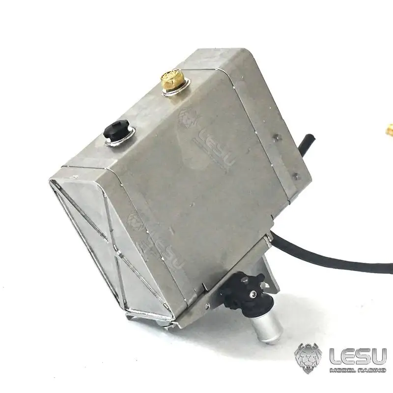 LESU Y-1522 1/14 Model Ciężarówki Zabawka Pompa Oleju Stal Nierdzewna Zintegrowany Zbiornik Paliwa Akcesoria Tuningowe do Ciężarówek Tamiya lub DIY