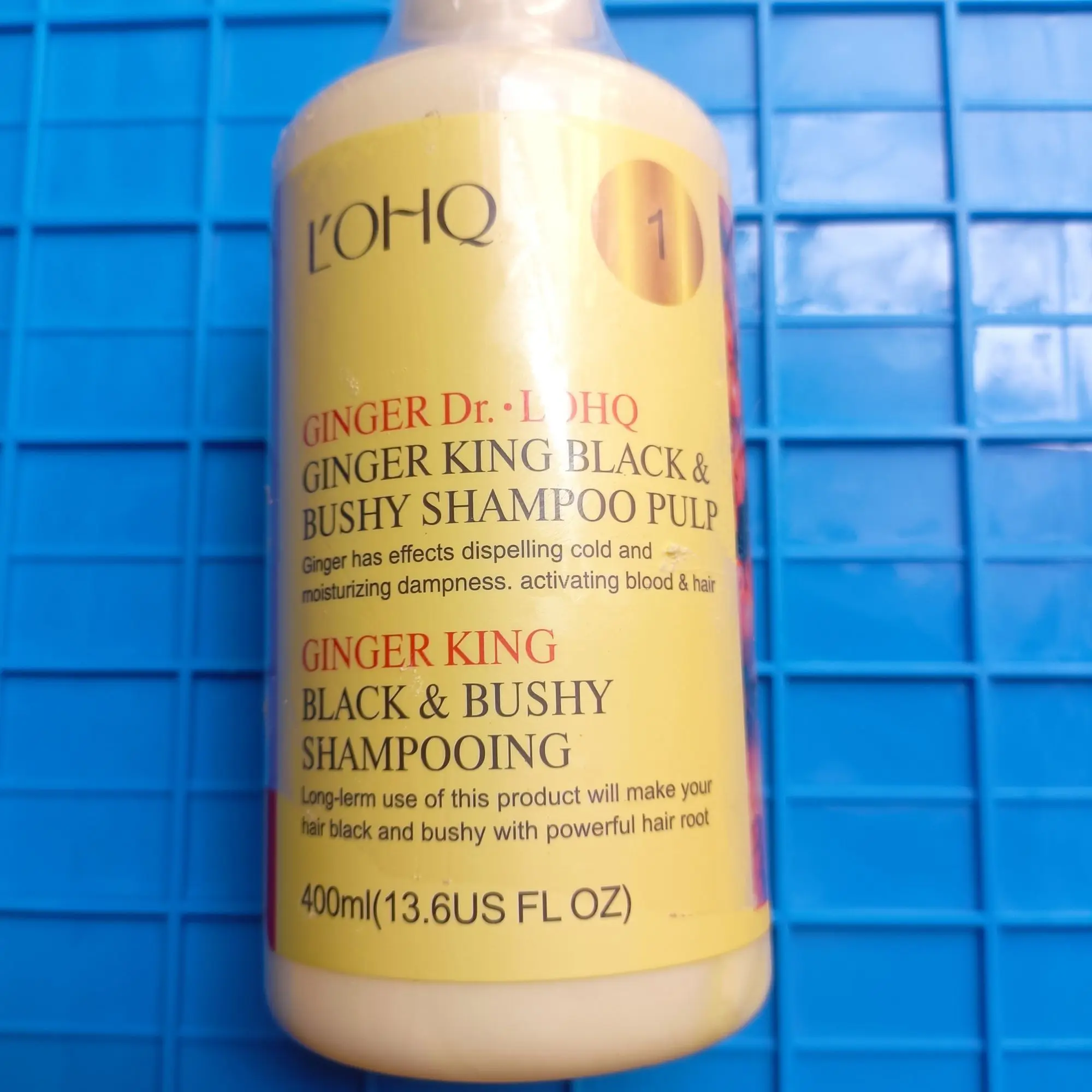 

Ginger Botanical Shampoo 400ml - Hair Growth Support,