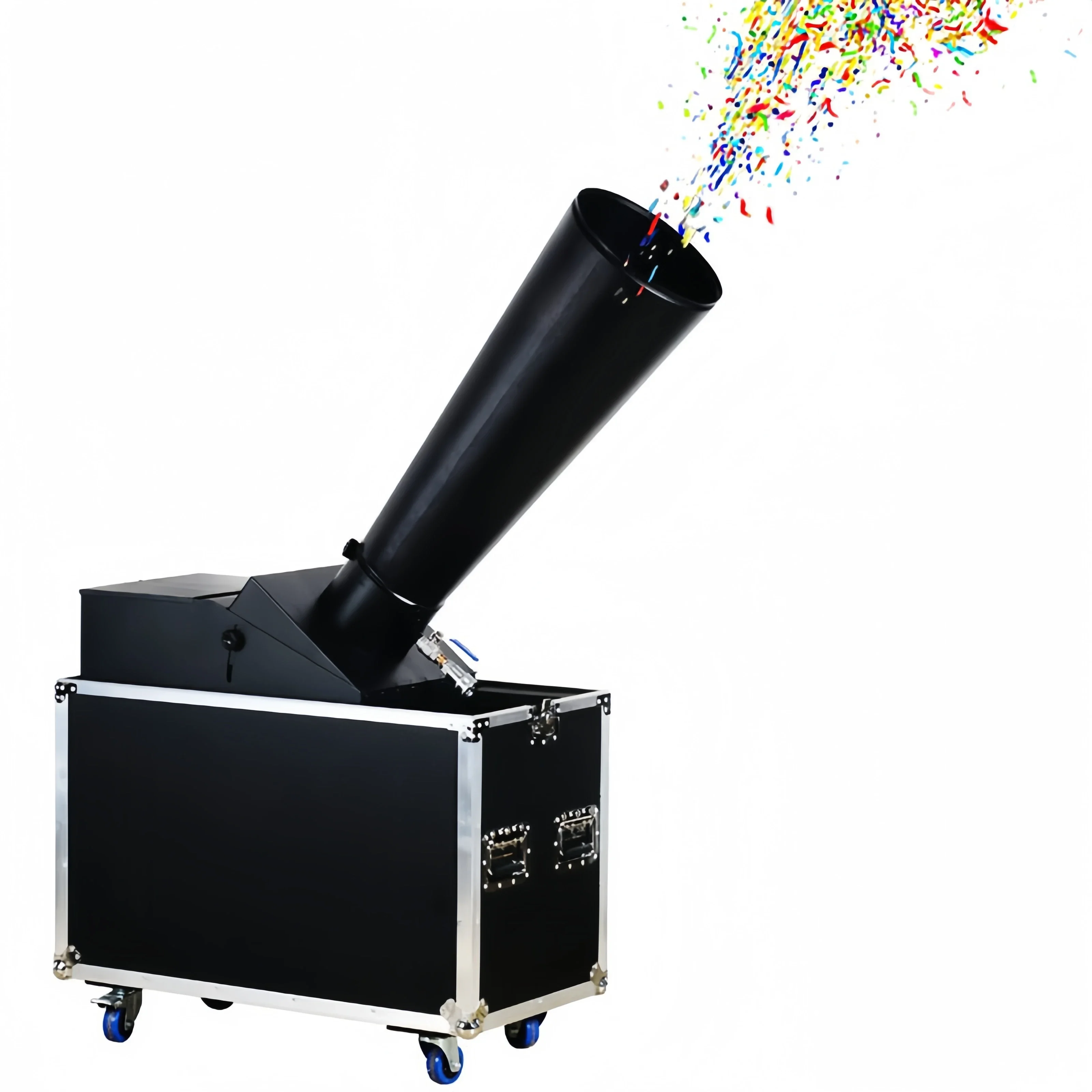 2024 Newest RGB LED DJ Effects CO2 Jet Confetti Machine Dry Ice For Stage Wedding & Party