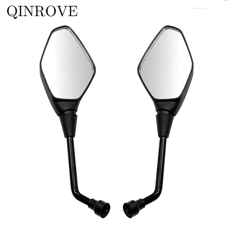 ABS Motorcycle Side Mirror 10mm Black Rear Mirror Universal For Suzuki GSR 600 750 SV400 SV650 GSX 650F Benelli TRK 502X BN125