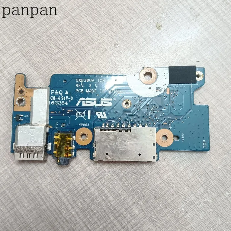 Original for ASUS UX330 UX330U UX330UA wlan SD card reader audio USB board UX330UA_IOBD 100% tested ok