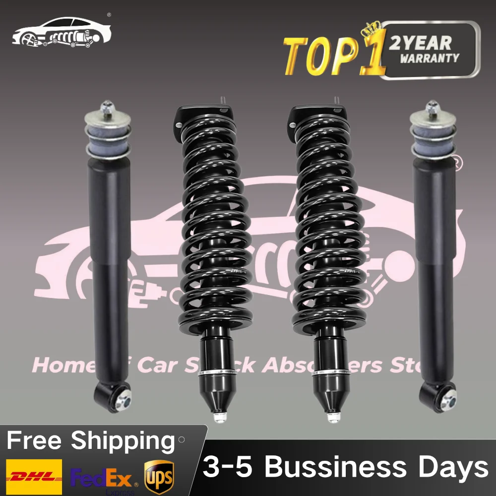 4 Pieces Front and Rear Shock Strut Absorbers For Mercedes Benz W163 ML430 ML500 ML320 ML55AMG ML350 1998-2003 1633200013
