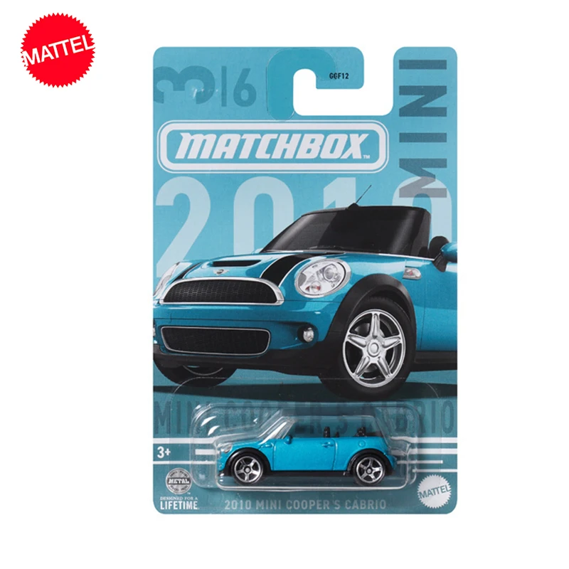 

Оригинальные игрушки Mattel автомобиль спичечной коробки 1/64 литый под давлением 2010 миниатюрная медная модель автомобиля Cabrio игрушка для мальчиков коллекционный подарок на день рождения