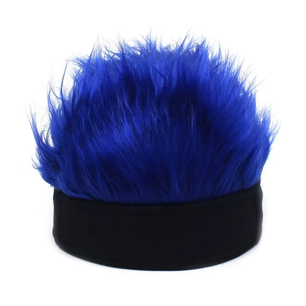 Cappello popolare Parrucca di simulazione bella Cappello per capelli corti Cappello retrò hip-hop Parodia senza tesa Cappello lavorato a maglia