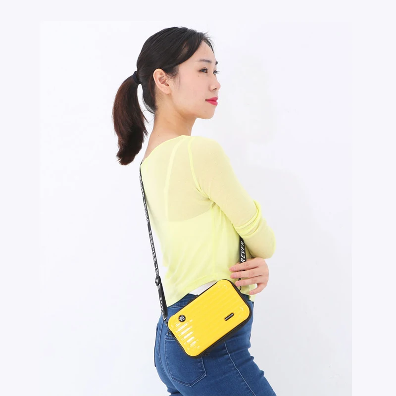 YoReAi Woman Small Mini Clutch Luxury Cute Shoulder Bag Fashion Phone Packet New Small Suitcase Shape Casual Cosmetic Package