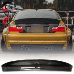 리얼 탄소 섬유 트렁크 튜닝 스포일러 립 M3 E46 액세서리, CLS 스타일 리어 스포일러, BMW 3 시리즈 E46 세단 4 도어