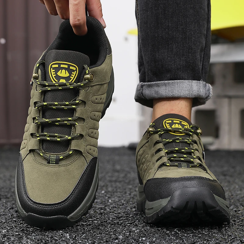 

Men's Hiking Shoes Outdoor Waterproof Sneakers Non Slip Walking Shoe Luxury Brand Comfortable Footwear Women's Climbing Sneakers