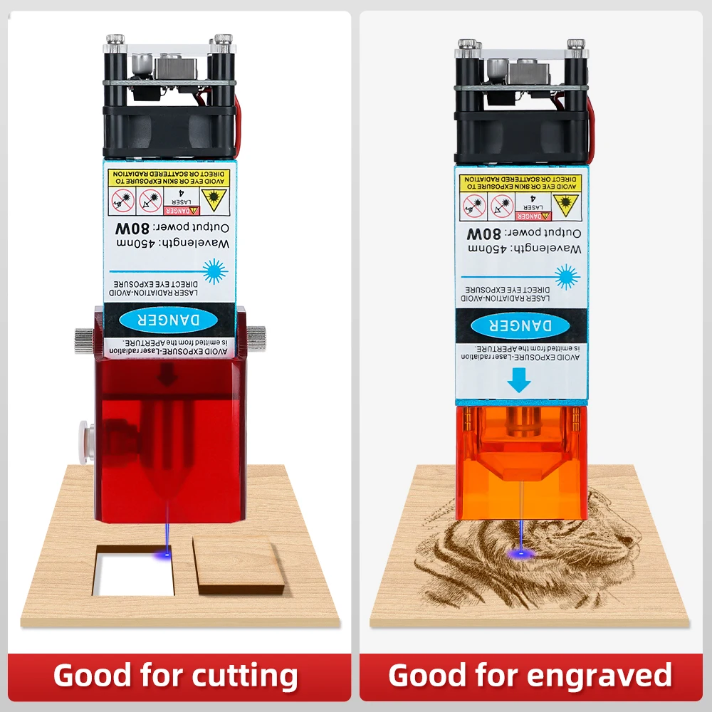 80W Laser Engraver Large Area 100x100cm, 10W Optical Power with Air Assist, FAC Laser Cutter Machine for Wood Metal Acrylic