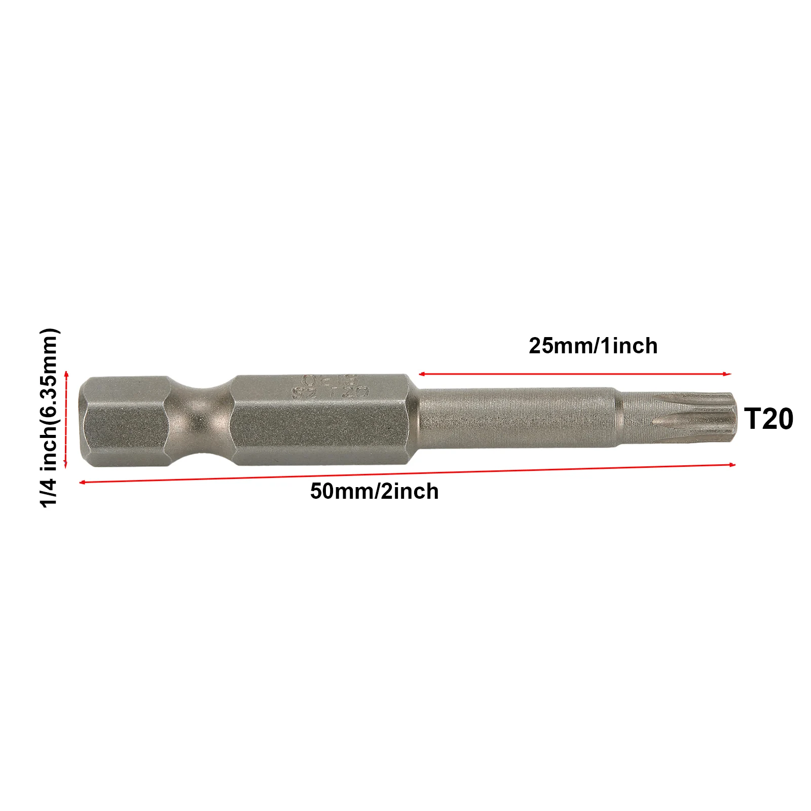 Hex Head Screwdriver Screwdriver Bit Electric Tools Exercises Torx Screwdriver Bit Set 50mm Magnetic Screwdriver Bits T20