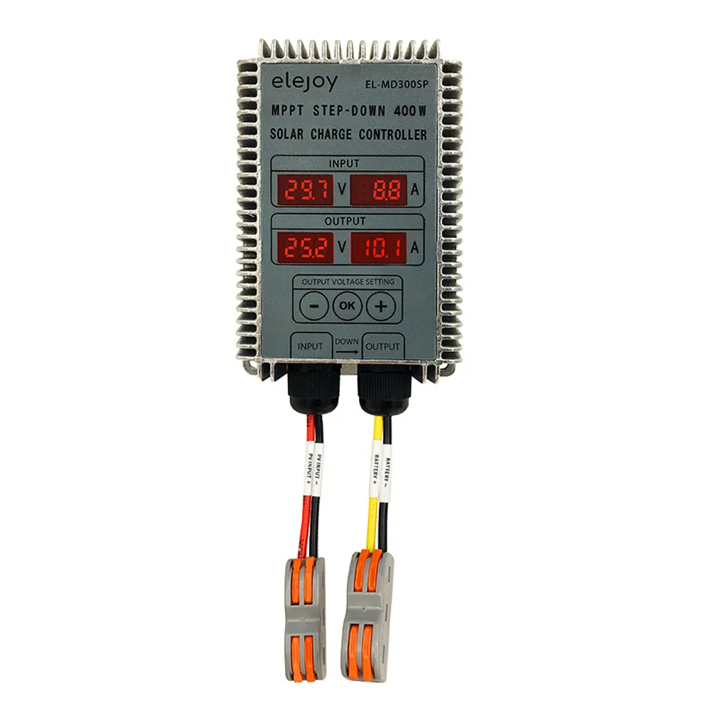 Imagem -04 - Controlador de Carga Solar Abaixador de Mppt Tensão de Saída Ajustável 12v 24v Chumbo-ácido Lifepo4 Bateria de Lítio 300w 400w 1030v